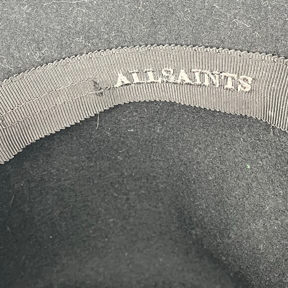 All Saints Black Hat with Gold Accents - Picture 10 of 13